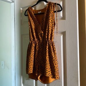 Joie “Keona” Animal Print Romper